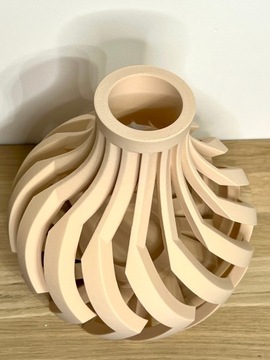 Unikalny wazon flakon na kwiaty LEGO ICONS suszone sztuczne LOVI 3D BEŻOWY