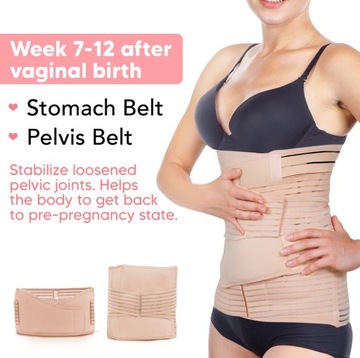 Pas wspomagający rekonwalescencję poporodową 2 w 1 KeaBabies