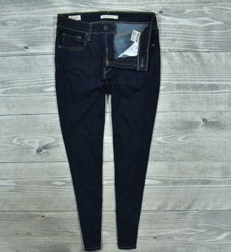 LEVIS 721 HIGH RISE SKINNY Jeansy Rurki W28 L30