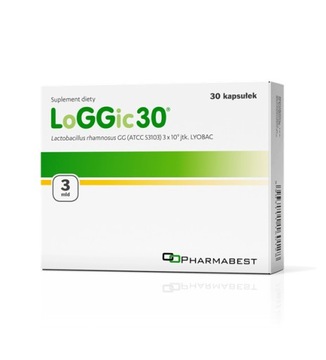 LoGGic30 Probiotyk dla dzieci 30 kaps Pharmabest