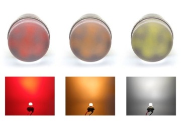 P21W Светодиодная красная лампа R5W, R10W, BA15S 12V CANBUS, матовая, прочная