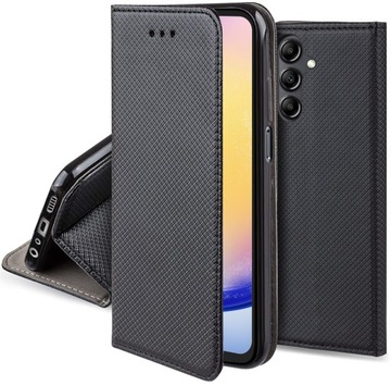 Etui do Samsung Galaxy A25 5G SMART MAGNET CASE PORTFEL + SZKŁO 9H