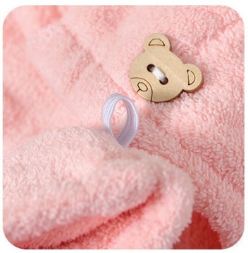 Полотенце из микрофибры, тюрбан для волос - фиолетовый