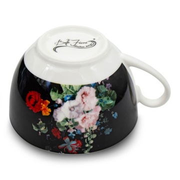 НАБОР чашек 270мл с блюдцем 6+6 Кофейный набор BELLA FIORE подарочный