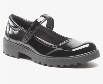 GEOX PÓŁBUTY DZIEWCZĘCE LAKIEROWANE CZARNE 29 2SDM