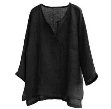 KOSZULA MĘSKA CASUAL LNIANA PRZEWIEWNA OVERSIZE