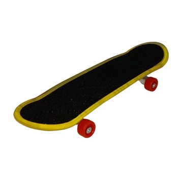 Mini deskorolka , oświetlenie podstrunnicy, LED, 9,5 cm, czarny