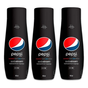 Syrop koncentrat do wody SodaStream Pepsi MAX 3x