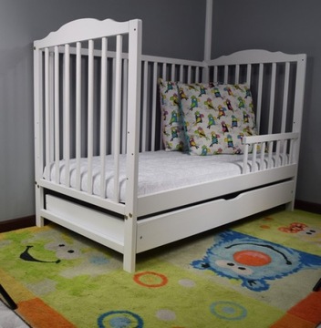 ГРЖЕСЬ БЕЛЫЙ Кровать с ящиком 120x60