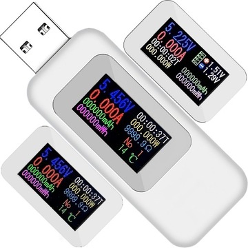 MIERNIK WOLTOMIERZ USB AMPEROMIERZ TESTER NAPIĘCIA