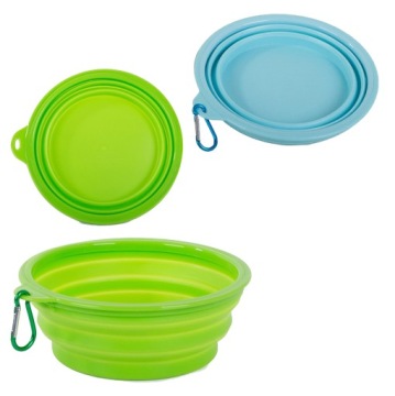 SILIKONOWA PODRÓŻNA SKŁADANA MISKA DLA PSA 0,8L