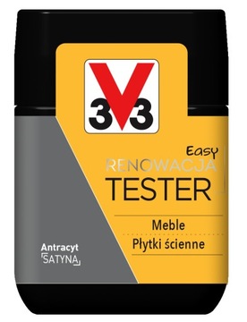 V33 FARBA EASY RENOWACJA 0,075L ANTRACYT TESTER