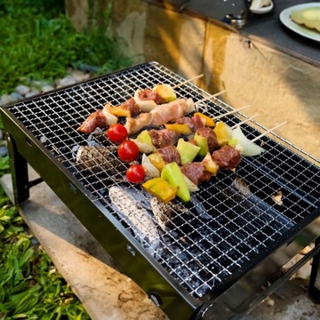 СКЛАДНОЙ ТУРИСТИЧЕСКИЙ ПОРТАТИВНЫЙ САДОВЫЙ ГРИЛЬ 43x22x29см