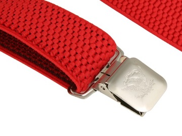 БРЮКИ МУЖСКИЕ - КРАСНЫЕ 4 СМ