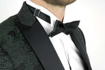 Мужской костюм с поясом и жилеткой, зеленый 48