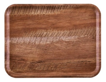 Taca do serwowania Capri, Cambro, brązowy dąb, drewno, 370x530mm