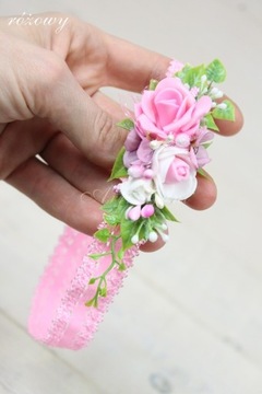 Набор для крещения с повязкой на голову и ремешком для обуви в стиле украшения