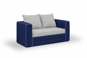 Sofa kanapa rozkładana 2 os BETA krem-granat