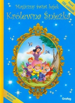 magiczny świat bajek KRÓLEWNA ŚNIEŻKA brokatowe na