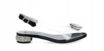 Силиконовые сандалии Scaviola G-15 BLACK r37