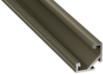 Profil aluminiowy do taśma LED C 2M inox