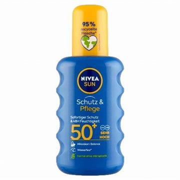 NIVEA SUN Protect & Care Spray do opalania SPF50+, 200 ml