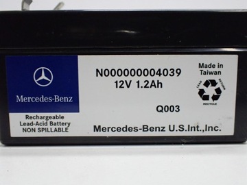 BATERIE DODATEČNÉ N000000004039 MERCEDES CLA W117 19R