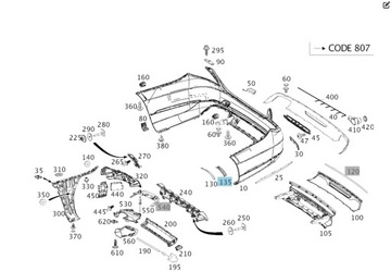 KRYT PODBĚHU ZADNÍ LEVÝ MERCEDES S