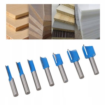 7X GRAPHITE FREZ PROSTY DO DREWNA ROWKÓW 8mm