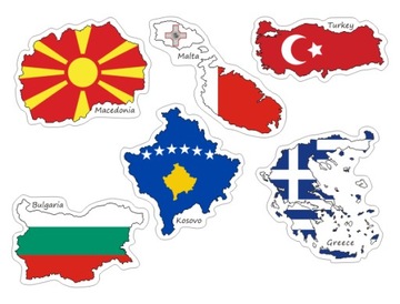 Naklejki Wlepy na Walizkę Moto Auto Europa G