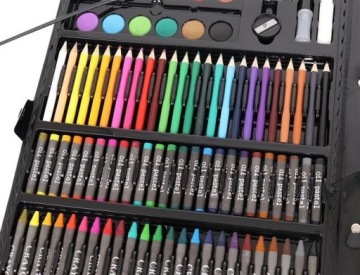 НАБОР РИСОВАНИЙ В ЧЕМОДАНЕ 168 ДЕТАЛЕЙ