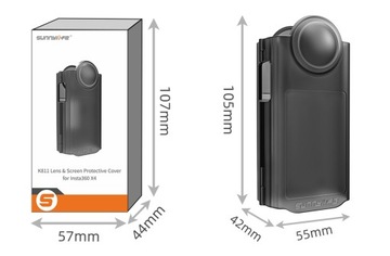 Твердый чехол для корпуса для камер Insta360 X4 Insta 360 X 4