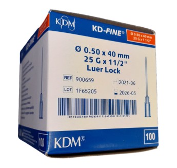 Igły KD-Fine Luer lock 25G 0,5x40mm 100 szt 900659