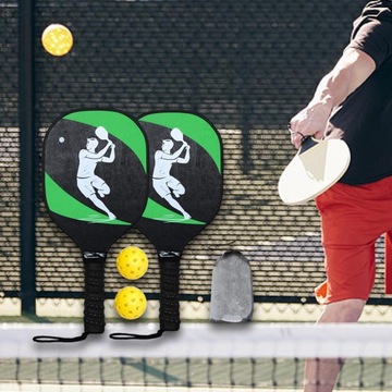 Деревянная ракетка Pickleball Paddles для начинающих.