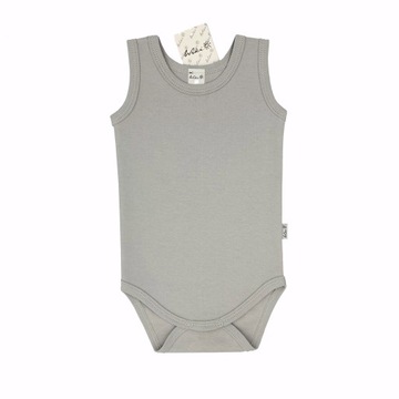 BODY RAMIĄCZKO ROZMIAR 80 SZARY