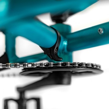 Детский велосипед KUbikes 24S, зеленый, легкий, 8,5 кг