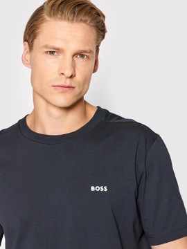 koszulka meska hugo boss tshirt meski hugo classic logo granatowa