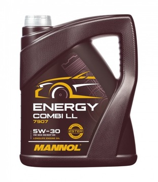 OLEJ MANNOL 7907 Energy Combi LL 5W-30 API SN 5L + GRATIS