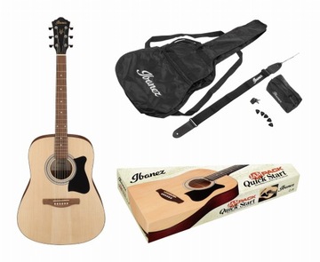 Ibanez V50NJP-OPN Natural Акустическая гитара с набором аксессуаров
