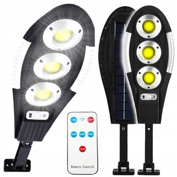 LAMPA SOLARNA LED CZUJNIK RUCHU ZMIERZCHU PILOT