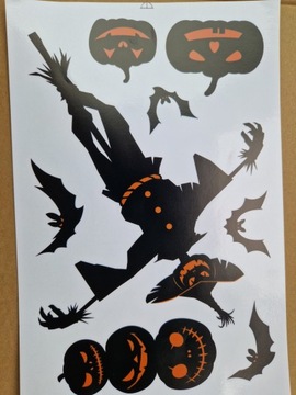 НАКЛЕЙКИ НА ХЭЛЛОУИН 9 ЛИСТОВ А4 70 НАКЛЕЙКОВ