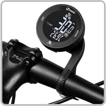 Беспроводной велосипедный счетчик водонепроницаемый ЖК -скорость спидометра