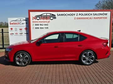 Skoda Octavia IV RS Liftback 2.0 TSI 245KM 2023 Skoda Octavia RS Challenge +Pakiety 2.0 TSI 245KM DSG Salon Polska FV 23%, zdjęcie 8