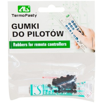 Gumki do naprawy pilotów AG z klejem 100 sztuk