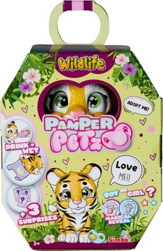 ИНТЕРАКТИВНАЯ ФИГУРКА PAMPER PETZ ТИГР, ПИТЬЮ ПИЮ + БАНДА ПОДГРУЖЕННИКОВ