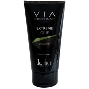 LECHER Professional VIA EXTREME GLUE klej do włosów mocne utrwalenie 150ml