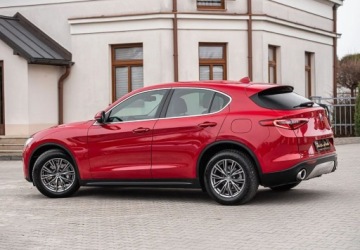 Alfa Romeo Stelvio SUV 2.2 Diesel 180KM 2017 Alfa Romeo Stelvio 2.2JTD 180KM Ledy Navi Camera Skora Full Serwis ASO No, zdjęcie 9