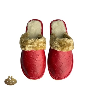 BAMBOSZE ТЕПЛЫЕ ЖЕНСКИЕ ТАПОЧКИ УДОБНЫЕ ТАПОЧКИ С МЕХОМ + СВОБОДНАЯ ЛОЖКА