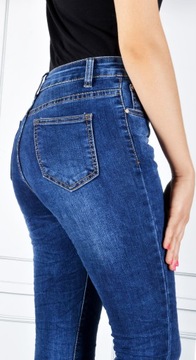 Spodnie Jeansy Damskie Jeansowe Skinny MODELUJĄCE