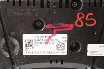 VW CRAFTER II MAN TGE СЧЕТЧИК ЧАСОВ 7C0920731A